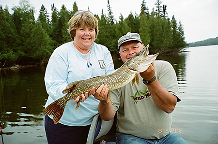 Beth Weber fishing